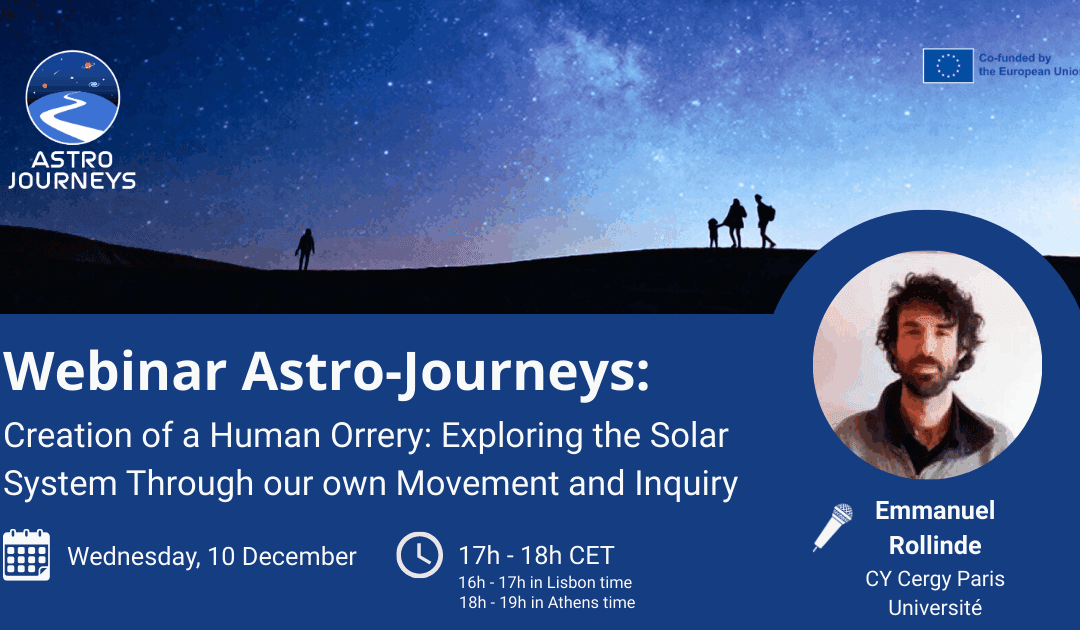 Webinar – Creation of a Human Orrery: Exploring the Solar System Through our own Movement and Inquiry