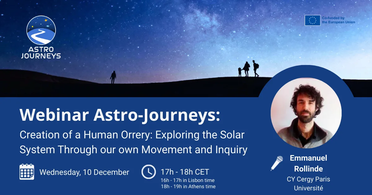 Webinar - Creation of a Human Orrery