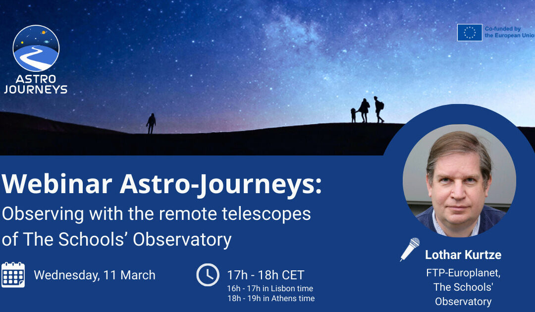 Webinar – Observing with the remote telescopes of The Schools’ Observatory