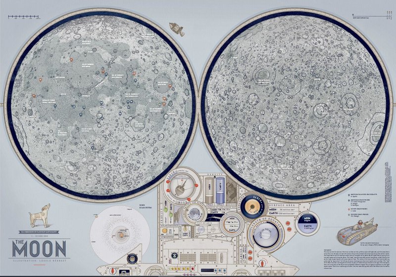 Children’s Planetary Maps: the Moon
