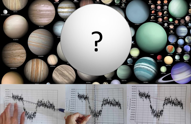 Measuring an exoplanet